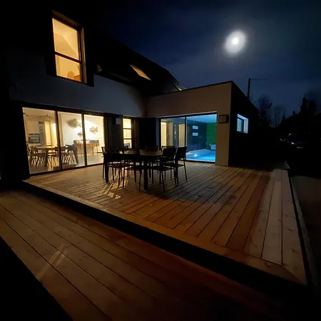 빌라 La Iodee, Le Confort D Maison Neuve Equipee D Piscine Interieure Chauffee Toute L Annee, Tres Proche Des Belles Plages